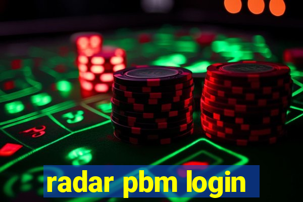 radar pbm login